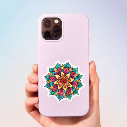 Petal Perfection Mandala Sticker