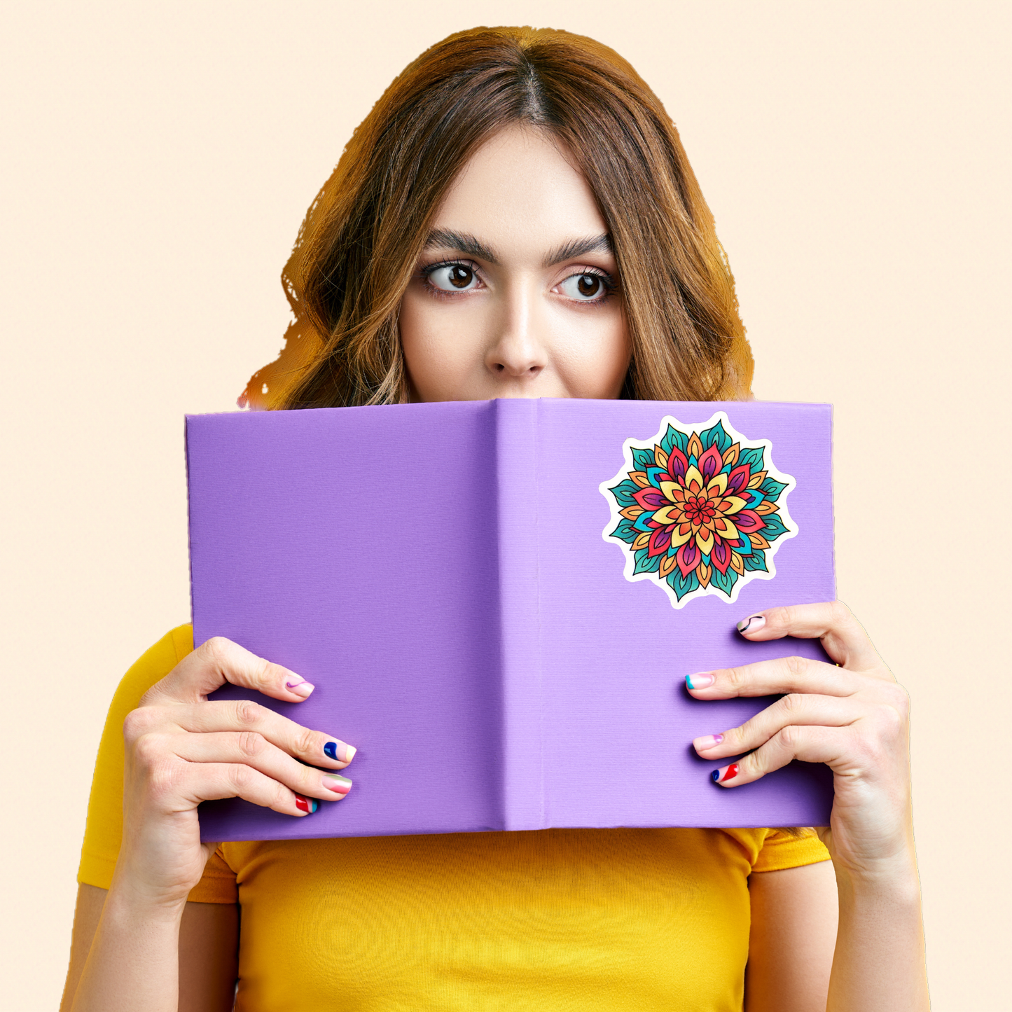 Petal Perfection Mandala Sticker