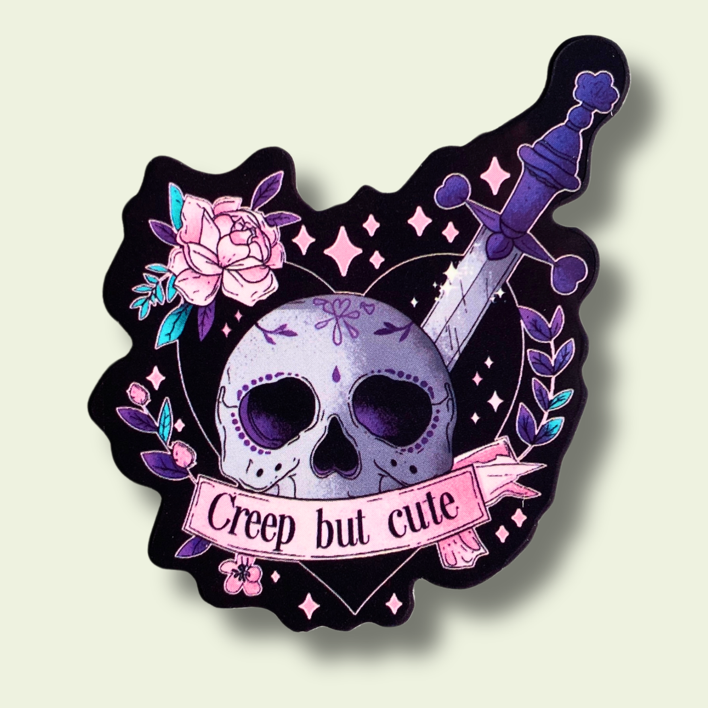 Creep But Cute Sticker