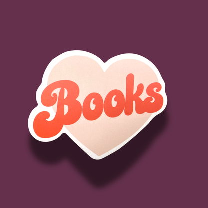 Love For Books Sticker