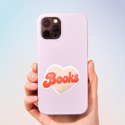Love For Books Sticker