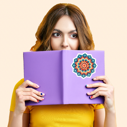 Blue Harmony Mandala Sticker