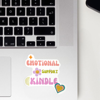 Emotional Support Kindle Sticker