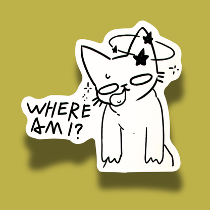 Where Am I? Sticker