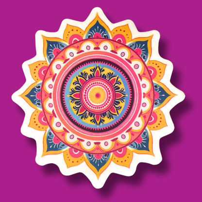 Mandala Art Sticker