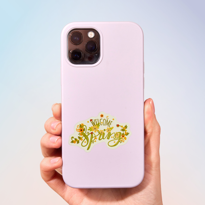 Welcome Spring Sticker