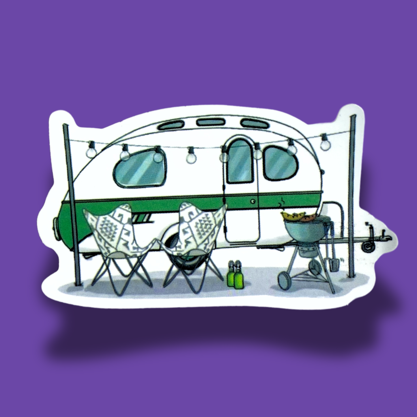 Wander Free Sticker