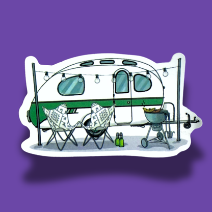 Wander Free Sticker