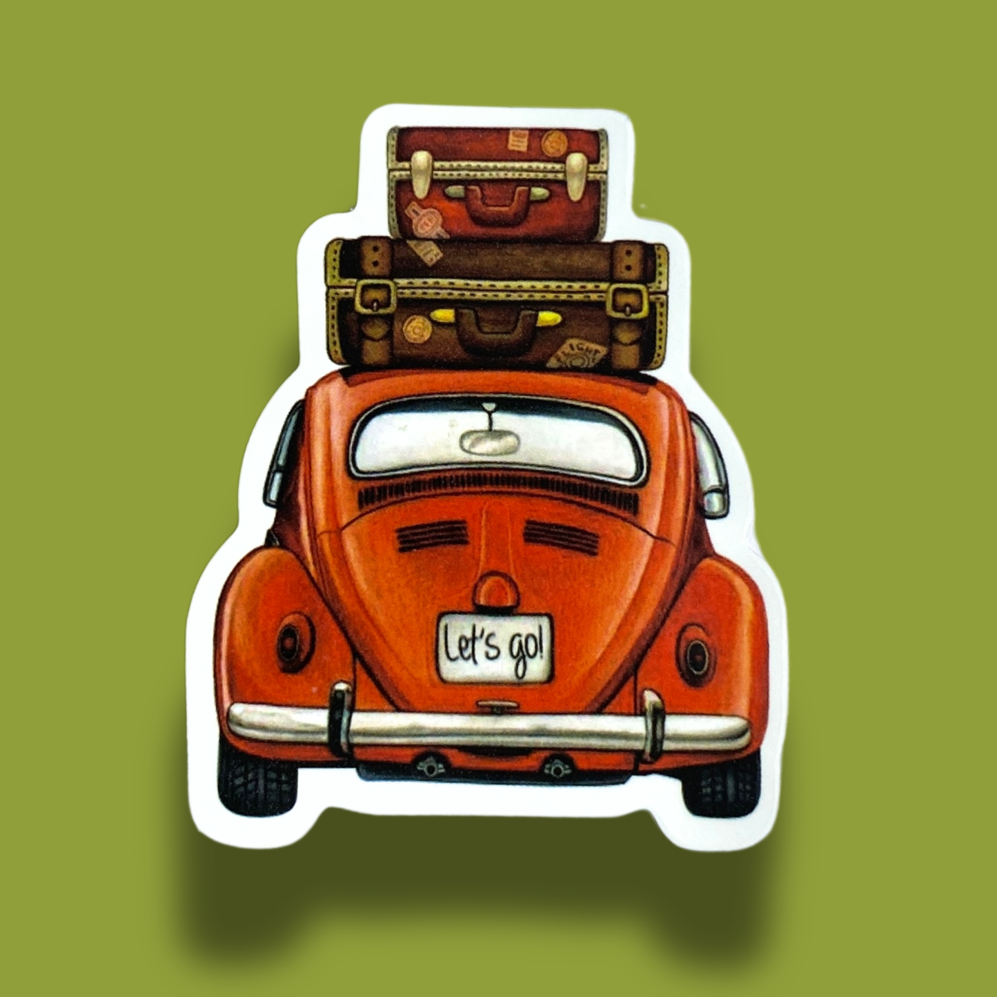 Travel Car Frenzy Sticker