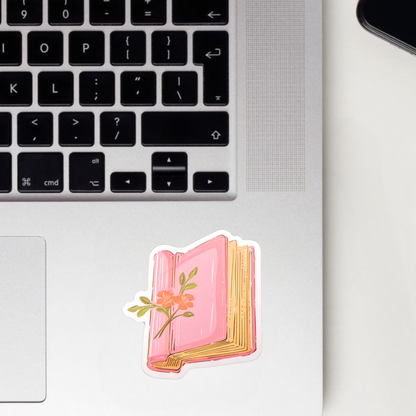Page & Heart Sticker