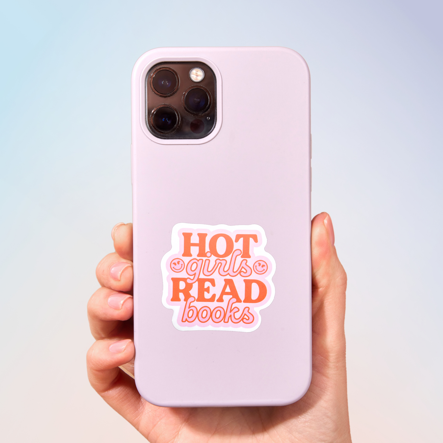 Hot Girls Read Books Sticker