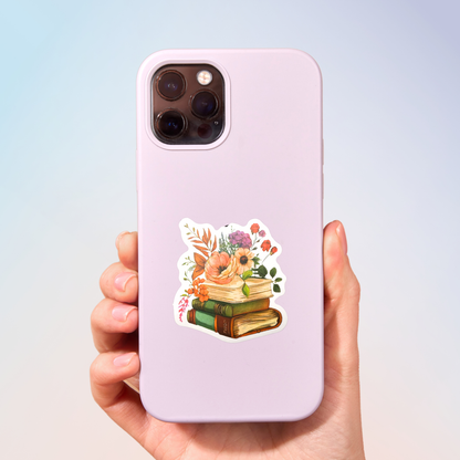 Bookish Bloom Sticker