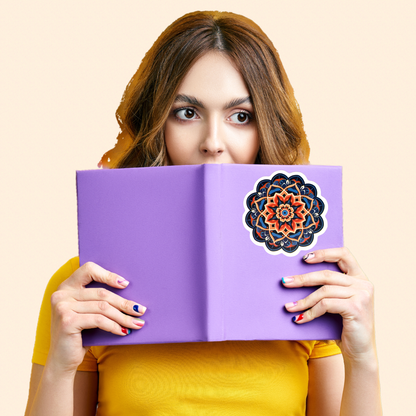 Sacred Bloom Mandala Sticker