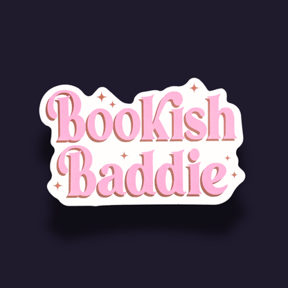 Bookish Baddie Sticker