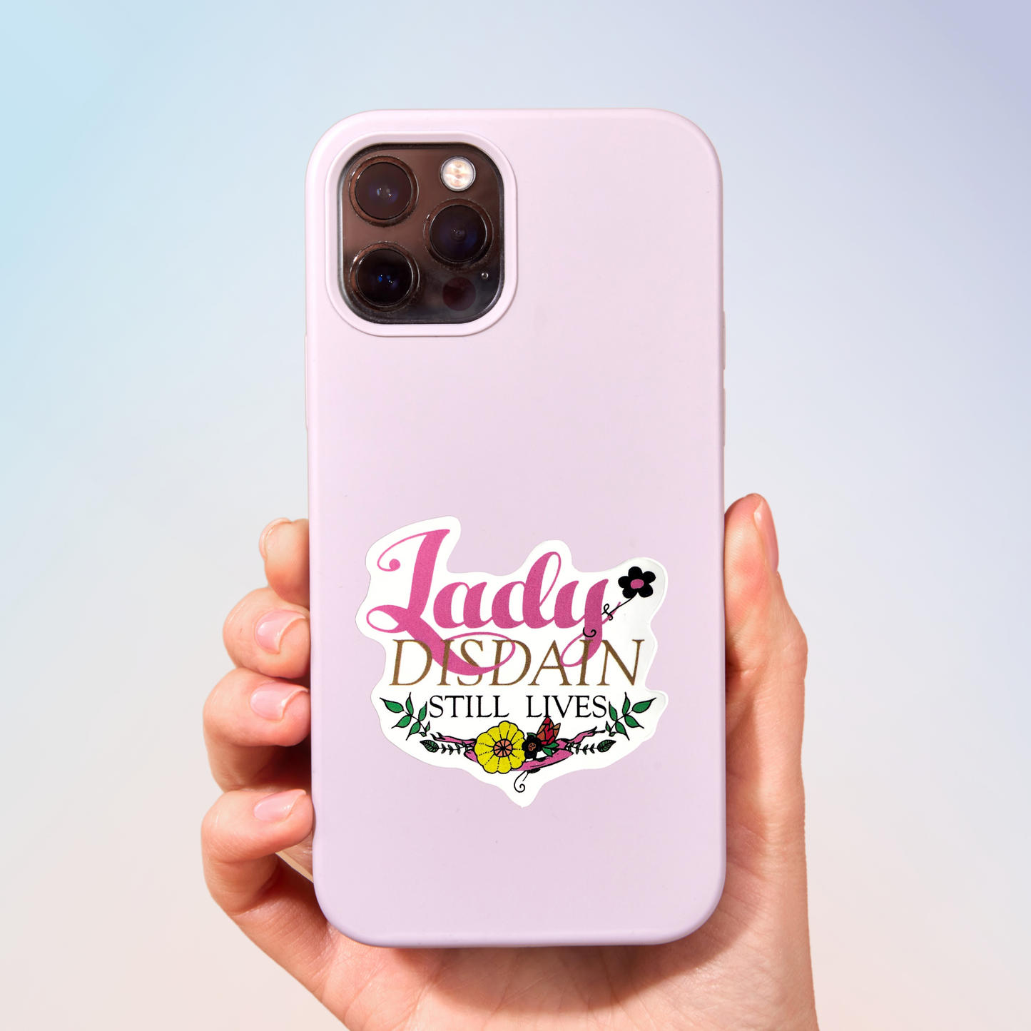 Lady Disdain Still Lives Sticker