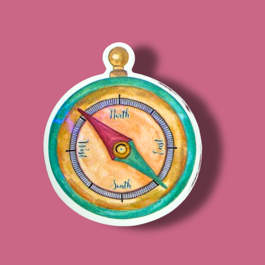 Compass Sticker