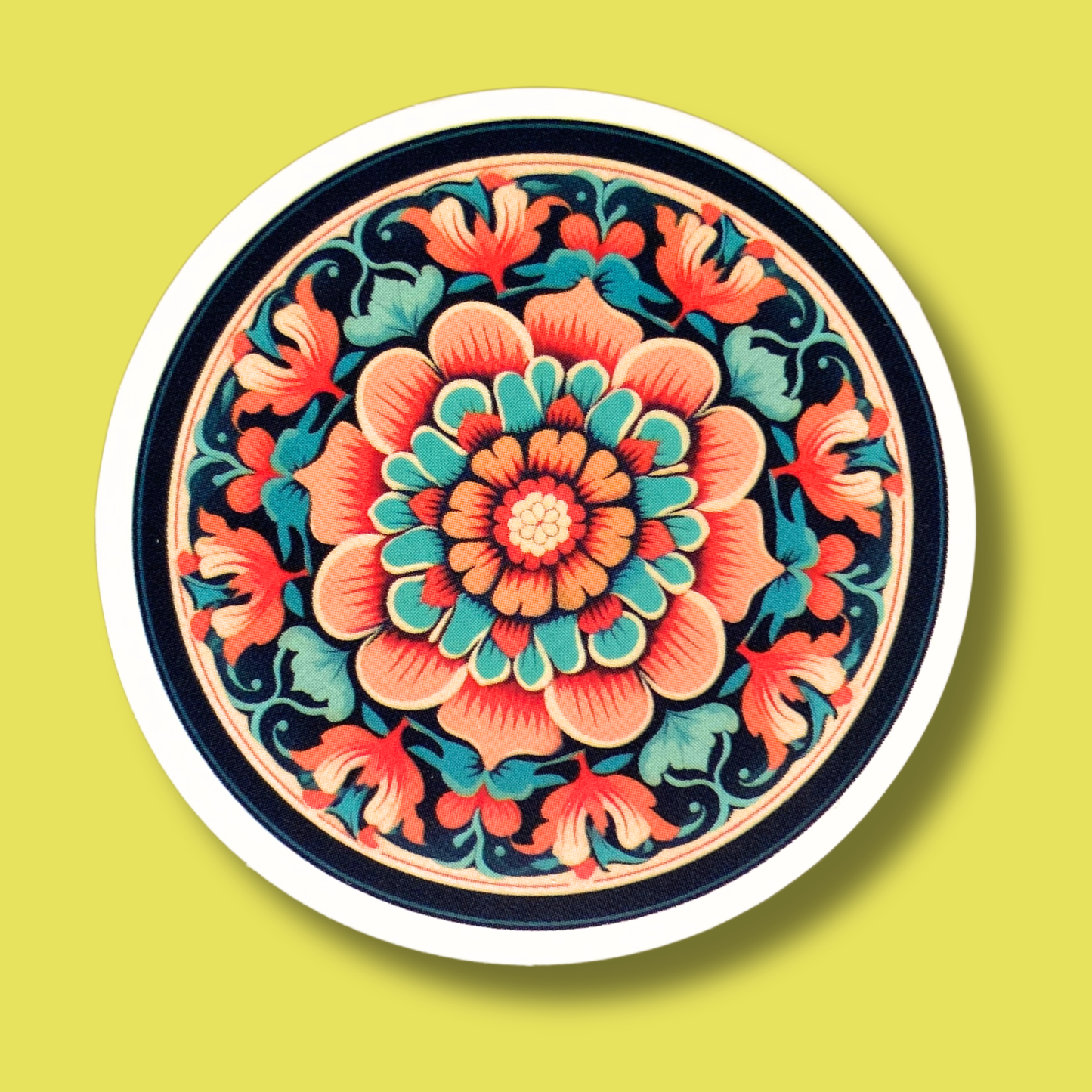 Elegant Mandala Art Sticker