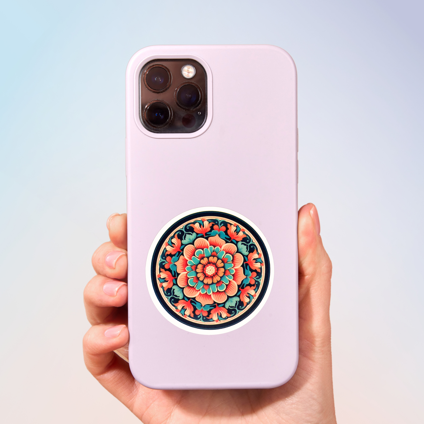 Elegant Mandala Art Sticker