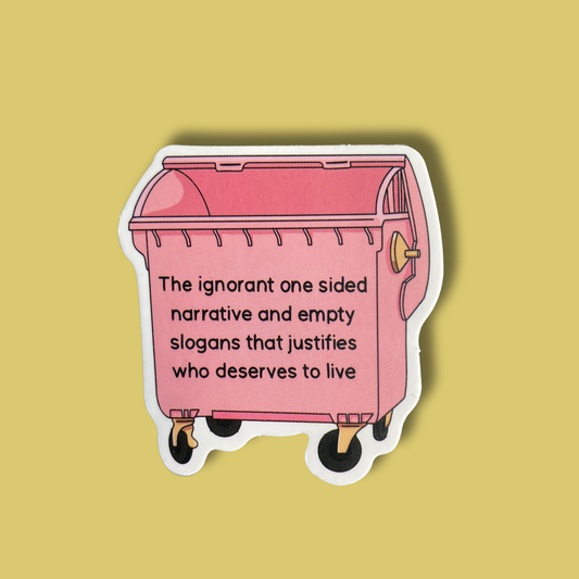 Empty Slogan  Sticker