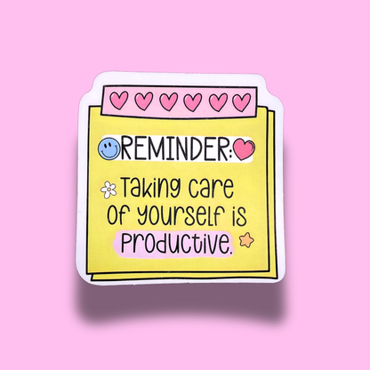 Self Love Reminder Sticker
