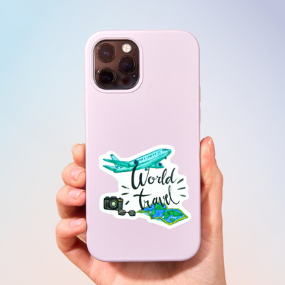 World Travel Sticker