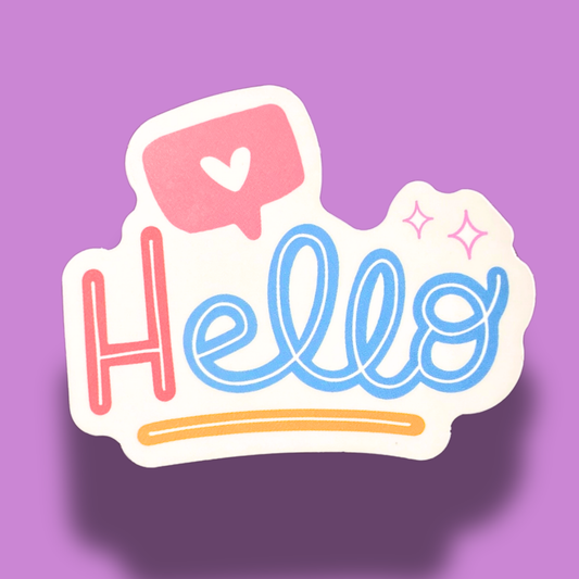 Hello Sticker