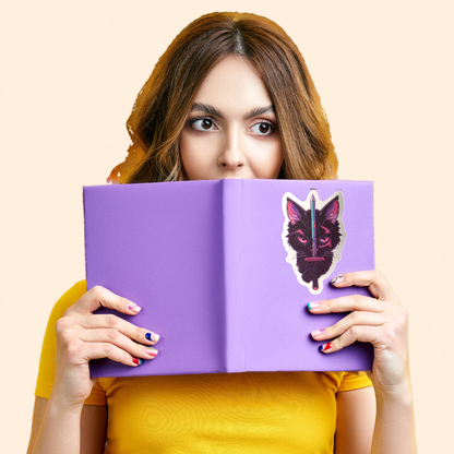 Cat & Sword Sticker