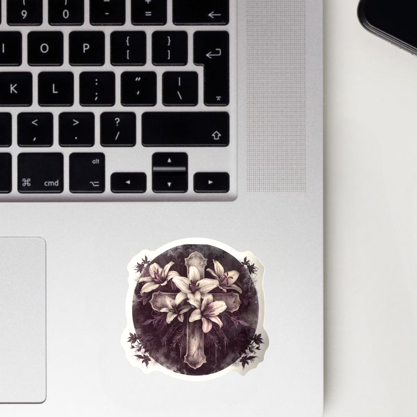 Lily Cross Sticker