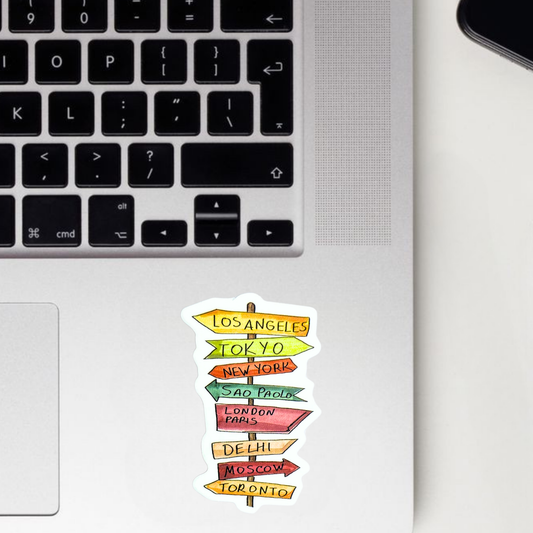 Globe Trotter Sticker
