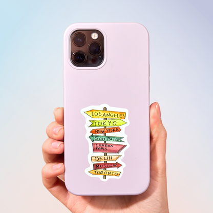 Globe Trotter Sticker