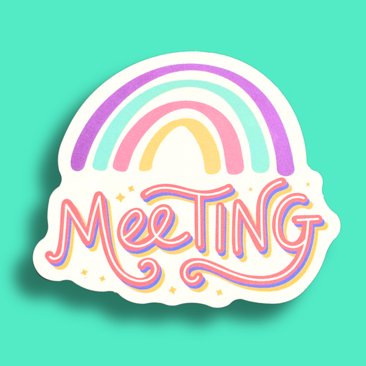 Meeting Sticker
