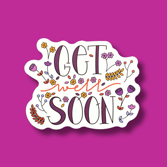 Get Well Soon Sticker
