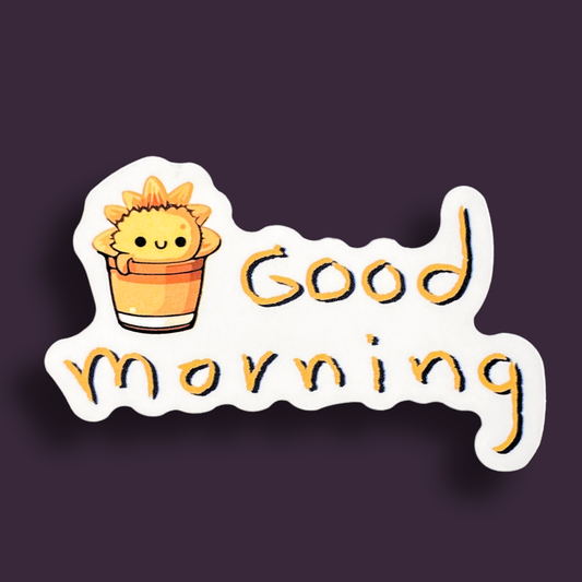 Good Morning Sticker