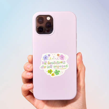 All Limitations Are Self Imposed Sticker