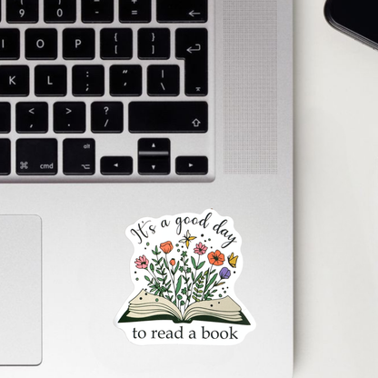 It's A Good Day To Read Book Sticker