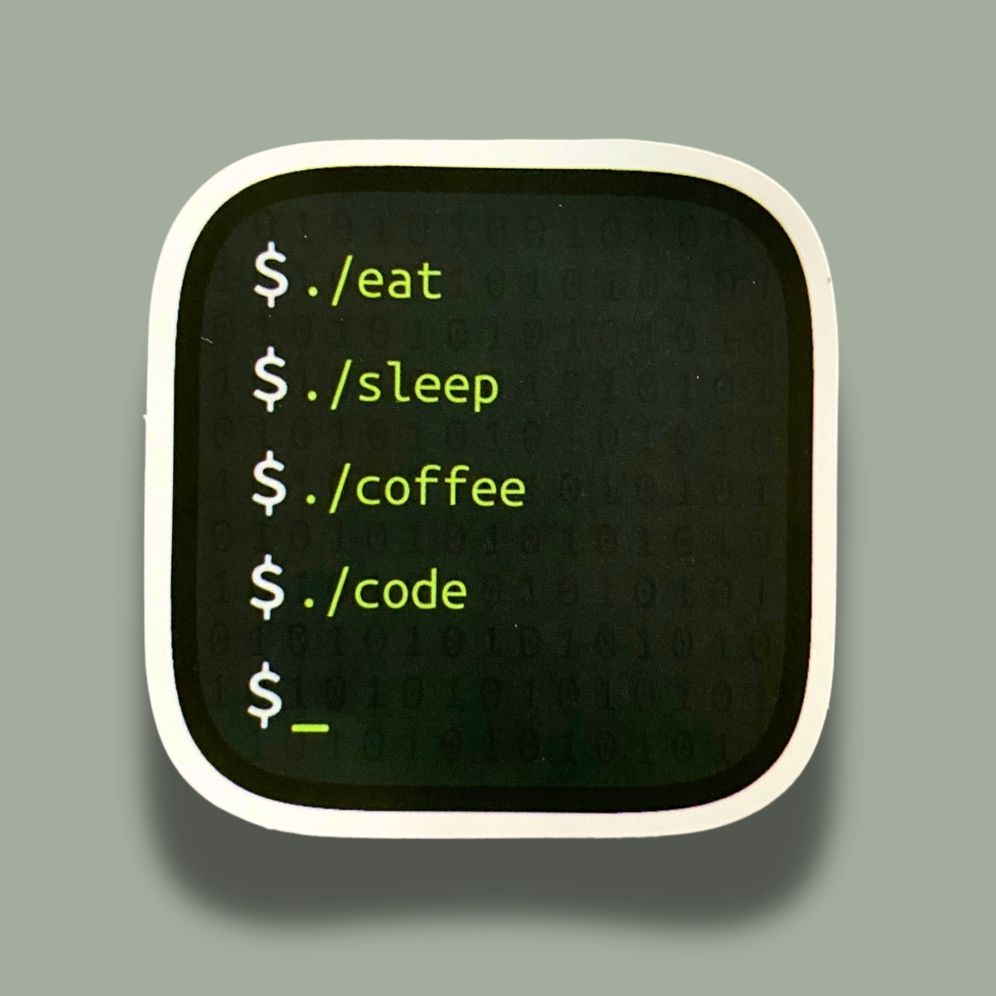 Eat.. Sleep.. Coffee.. Code.. Sticker