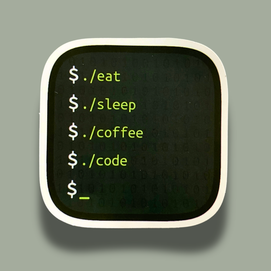 Eat.. Sleep.. Coffee.. Code.. Sticker