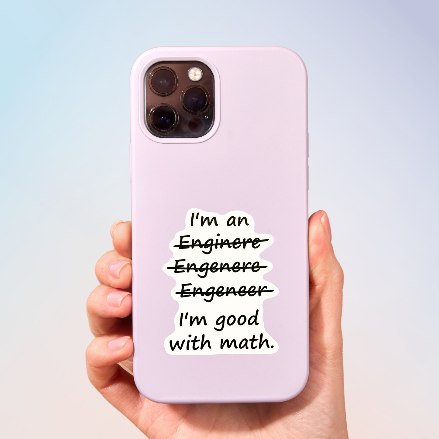 Engi-Near-Perfect Sticker