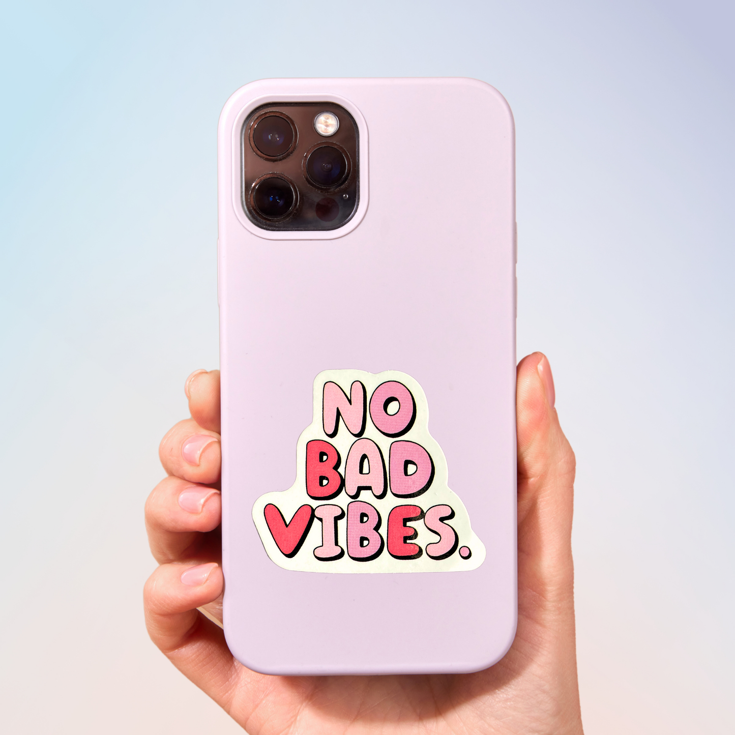 No Bad Vibes Sticker