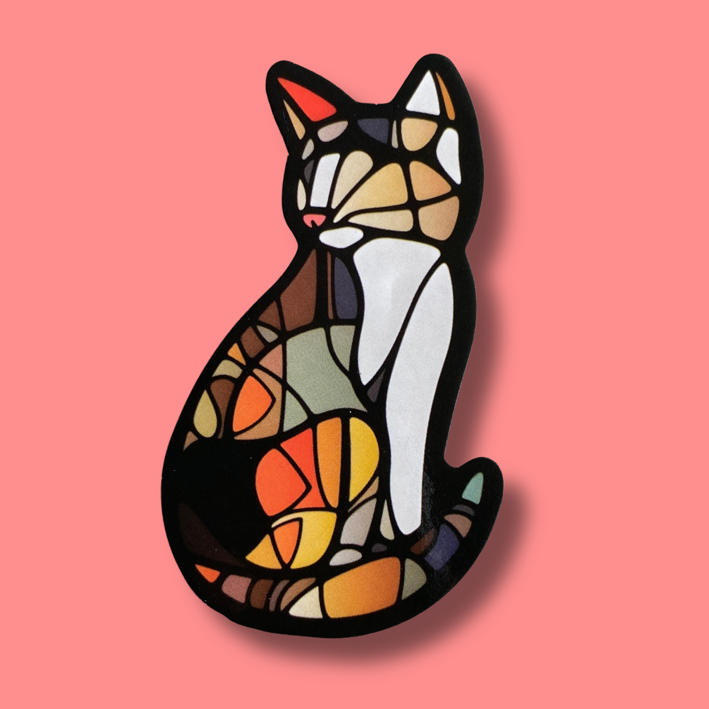 Glass Kitty Sticker