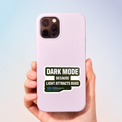 Dark Mode Sticker