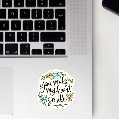 You Make My Heart Smile Sticker