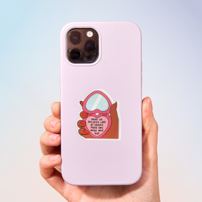 Never Doubt Your Own Beauty Sticker