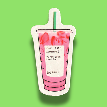Blush Rush Sticker
