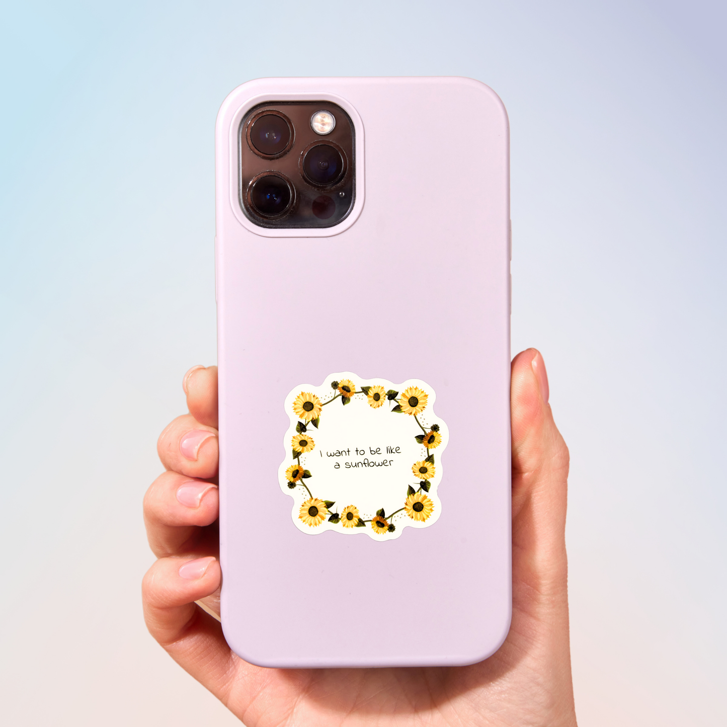 I Want To Be Like A Sunshine Sticker