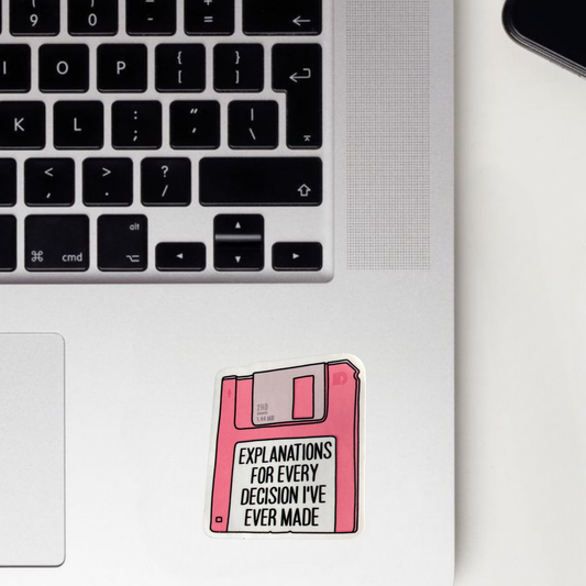 Explanation Disk Sticker