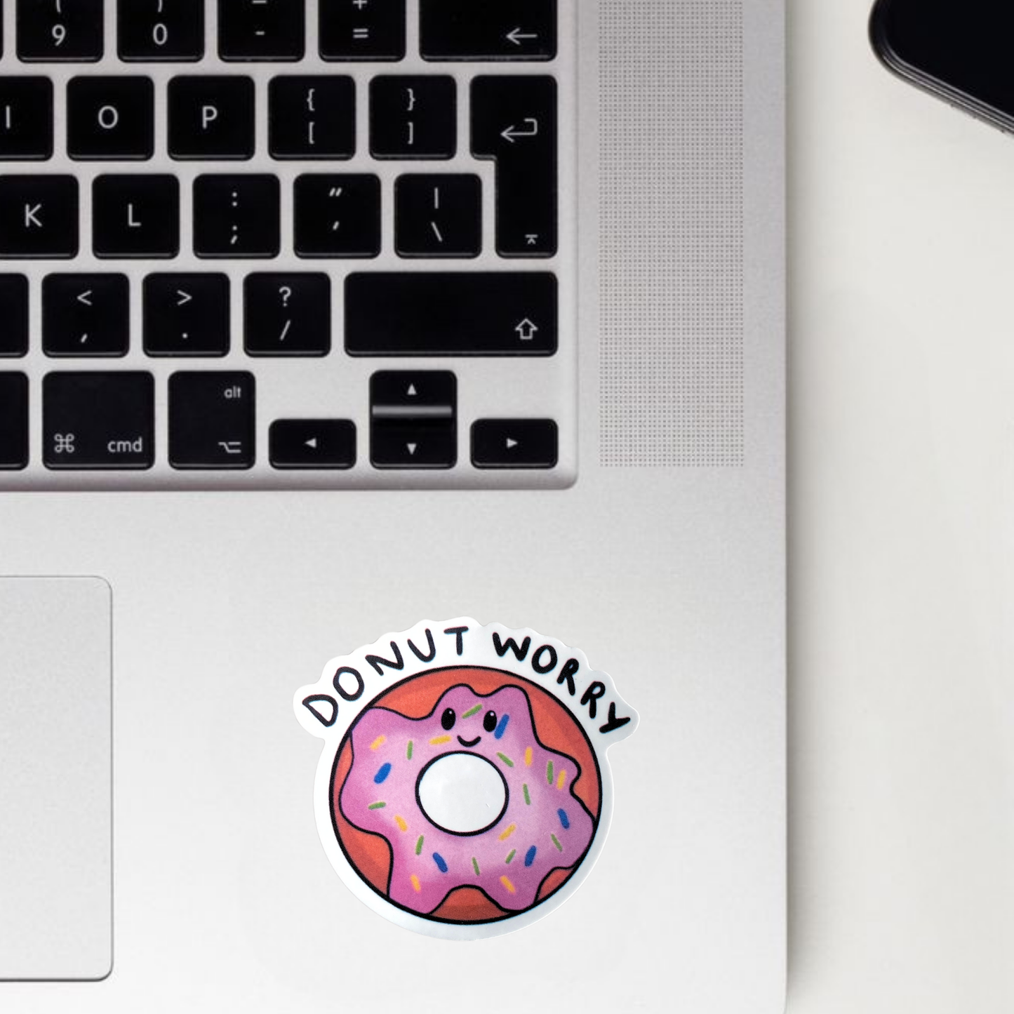 Donut Worry Sticker