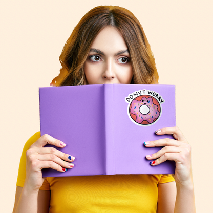 Donut Worry Sticker