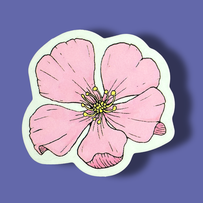 Floral View Sticker