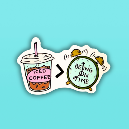 Iced Coffee Sticker